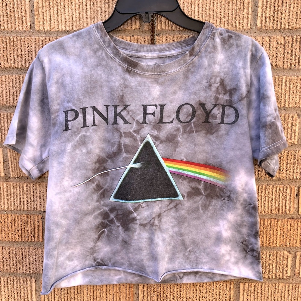 3 for $25 Pink Floyd Tie Dye Cropped Tee
